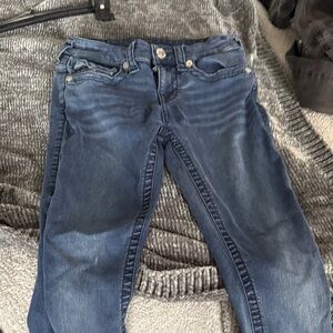 True Religion Dark Blue Straight Leg Jeans